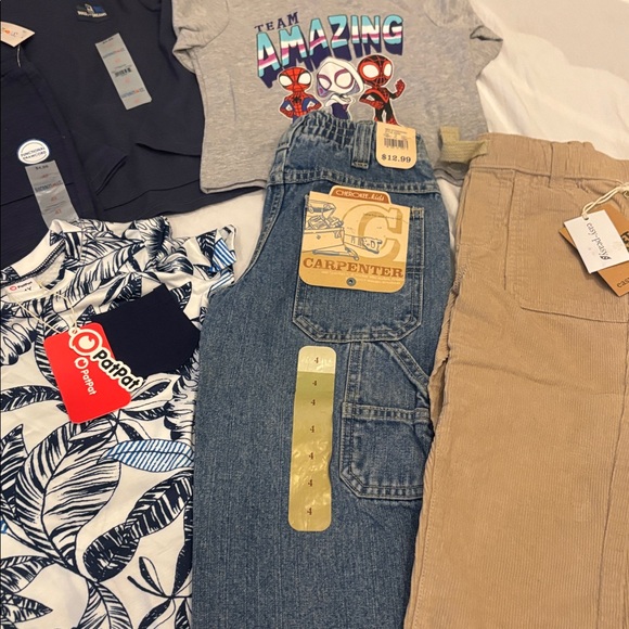 Kids Clothing Bundle with Graphic Tee and Carpenter Jeans - Picture 3 of 10